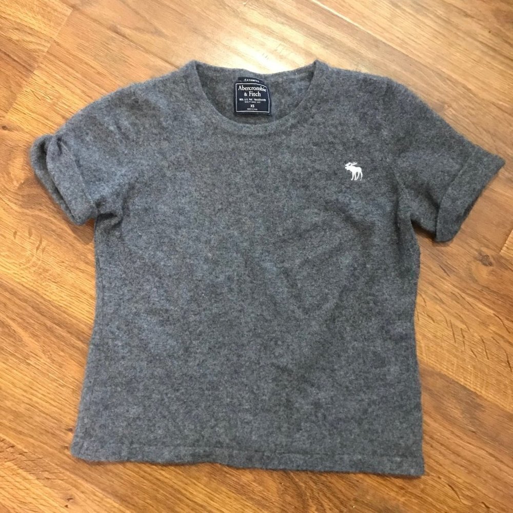 Abercrombie & Fitch cashmere short sleeve sweater